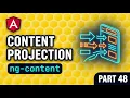 Angular 21 - 48 Content projection with ng-content