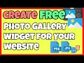 How to Create a Free Photo Gallery Widget for Your Website