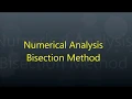 Bisection-method description with C implementation