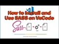 How to Install and Use SASS on VsCode