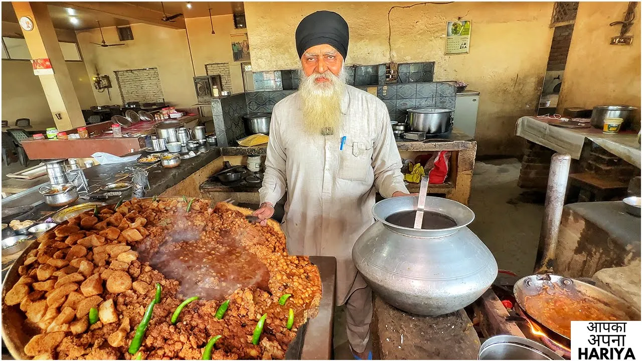 75 Year Old Sardar ji ka Desi Indian Street Food   Butter Paneer Masala, Dal Makhani, Sev Tamatar