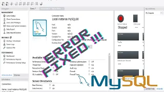 Could not connect server may not be running Can t connect to MYSQL server on localhost Error