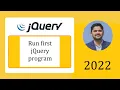 What is jQuery How to setup jQuery and run first program 2022