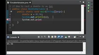 Java Casting double to int