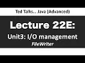 CSCI2120 - Lecture 22E Unit3-IO