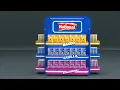 National Custard Pack 3D Product Display Stand 360 Visualization Render