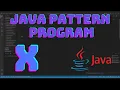 Print Pattern X in Java with Logic Print X Shape Pattern in Java X print in star pattern