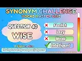 Guess the Synonym Quiz English MCQ Challenge - Improve Your English Vocabulary