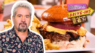 Guy Fieri Finds a Burger Oasis in the Arizona Desert Diners Drive-Ins and Dives Food Network