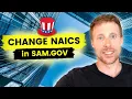 How to change NAICS Codes in the New SAM gov System 2021 for Government Contractors GovKidMethod