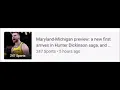247 Sports Maryland-Michigan a new first arrives in Hunter Dickinson saga and