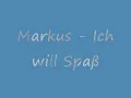 Markus - Ich will Spaß