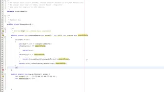 How to Do a Binary Search in Java