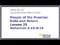 BSF Lecture Exile Return Lesson 25 Nehemiah 6 15-8 18 2026-03-23