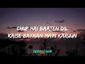 Paniyon sa - Atif Aslam (Lyrics) | Lyrical Bam Hindi