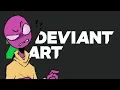 Looking at my old cringe Deviantart page