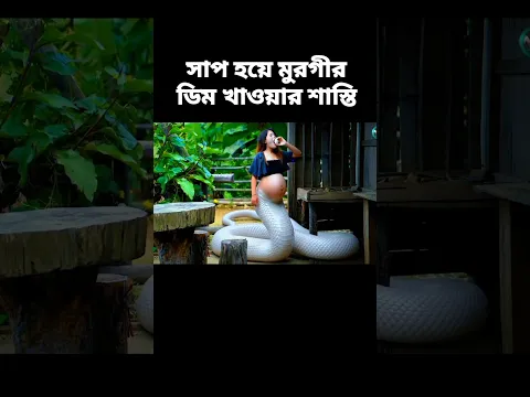 সাপ হয়ে মুরগীর ডিম খাওয়ার শাস্তি||Hungry Snake||#shortvideo #shorts #explaininbangla