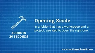 Xcode in 20 Seconds Opening Xcode