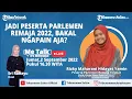 Lagu 🔴 Me Talk: Jadi Peserta Parlemen Remaja 2022, Bakal Ngapain Aja?