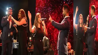 شذى و أحمد سعد ولعوا الحفلة بأغنية كل يوم بيفوت ويمشي دندنها