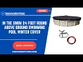 In The Swim 24-Foot Round Above Ground Swimming Pool Winter Cover