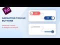 How to Create a Toggle Button animation In 2 Minutes - Adobe XD Tutorial Toggle button animation