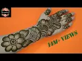 Rakhi Special | Beautiful Front Hand Mehndi | Easy Arabic Mehndi Design | #114 Zara Mehendi Art