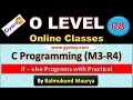 O Level C Programming M3-R4 Part 8 O Level Online Class Hindi