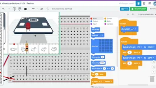 Tinkercad Circuits Microbit Microbit Breakout LED Resistor