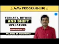 Ternary Bitwise And Shift Operators Java Telugu Tutorials C programming Java Operators