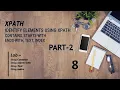 How to Identify Elements using XPath II using contains starts with ends with text Index II Selen