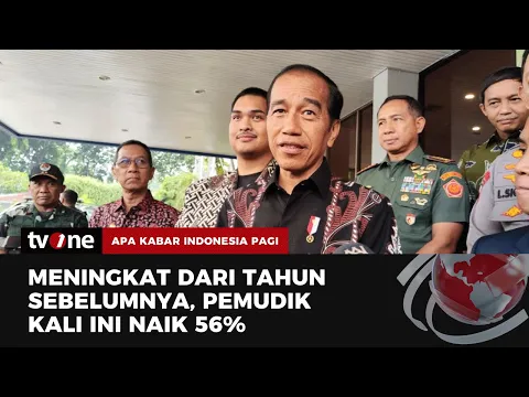 Jokowi: Mudik Tahun Ini Naik 56%, Total Pemudik 190 Juta