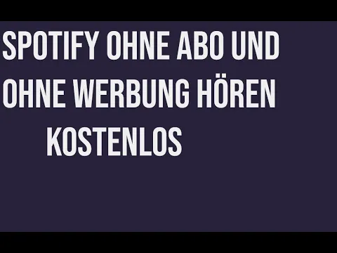 Download MP3 Spotify ohne Werbung Kostenlos Hören Der Trick ist so einfach und Simpel Den musst DU KENNEN