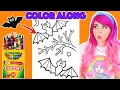 Color Halloween Bats With Me COLOR ALONG WITH KIMMI