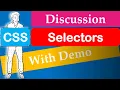 Day 11 Learn Every CSS Selector In 20 Minutes CSS - What is Selectors Indra PC