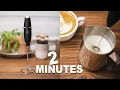 Download Lagu How To Make Latte Art with Handheld Frother | 2 MINUTES VIDEO TUTORIAL