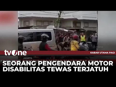 Hindari Pelajar Menyeberang Sembarangan, Pria Disabilitas Tewas Kecelakaan di Cilincing