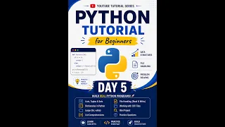 Python tutorial for beginners Day-5