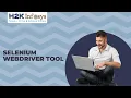 Selenium WebDriver Tool Selenium Tutorial For Beginners Selenium Automation Testing Training