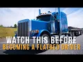 Watch This Before Becoming a Flatbed Driver Flatbed VS Van Pay Comparison Work Load
