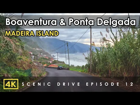 Download MP3 Madeira, Portugal | 4K Virtual Driving Tour in Boaventura & Ponta Delgada | Scenic Nature Drive