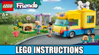 LEGO Instructions | Friends | 41741 | Dog Rescue Van (All Books)
