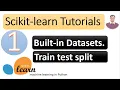 Introduction to Scikit-Learn Builtin Datasets and Train-Test Split scikit learn tutorials Hindi