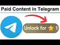 How to Make Paid Content in Telegram