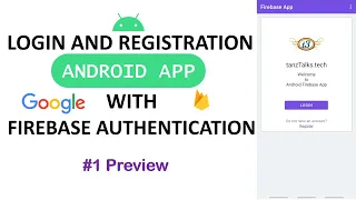 Android Login Registration App with Firebase Complete Tutorial Java Android Studio