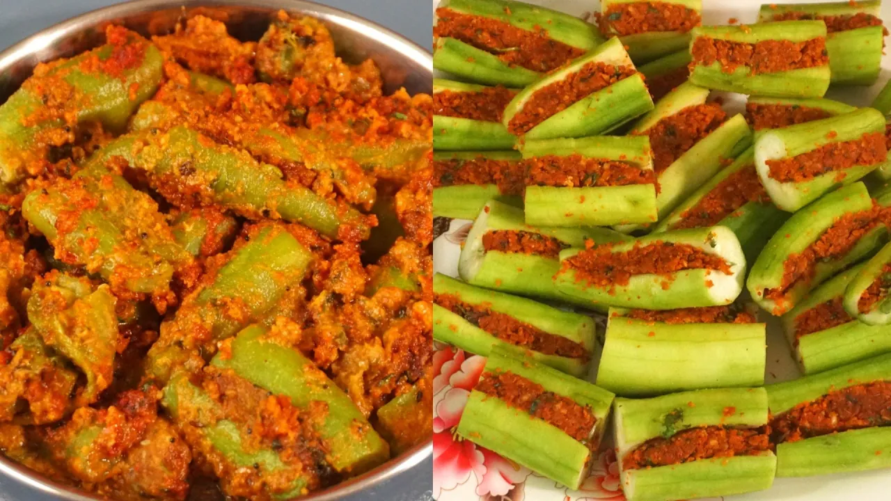           Stuffed Ridge Gourd Curry   Bharwan Turai ki Sabji