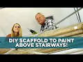How to Make a Scaffold to Paint a Stairway - Today s Homeowner with Danny Lipford