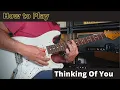 Download Lagu How To Play THINKING OF YOU  by SISTER SLEDGE / NILE RODGERS on Guitar