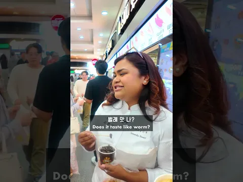 British Chefs Try Korean Silkworm!