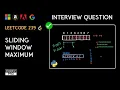 Sliding Window Maximum LeetCode 239 Python Solution